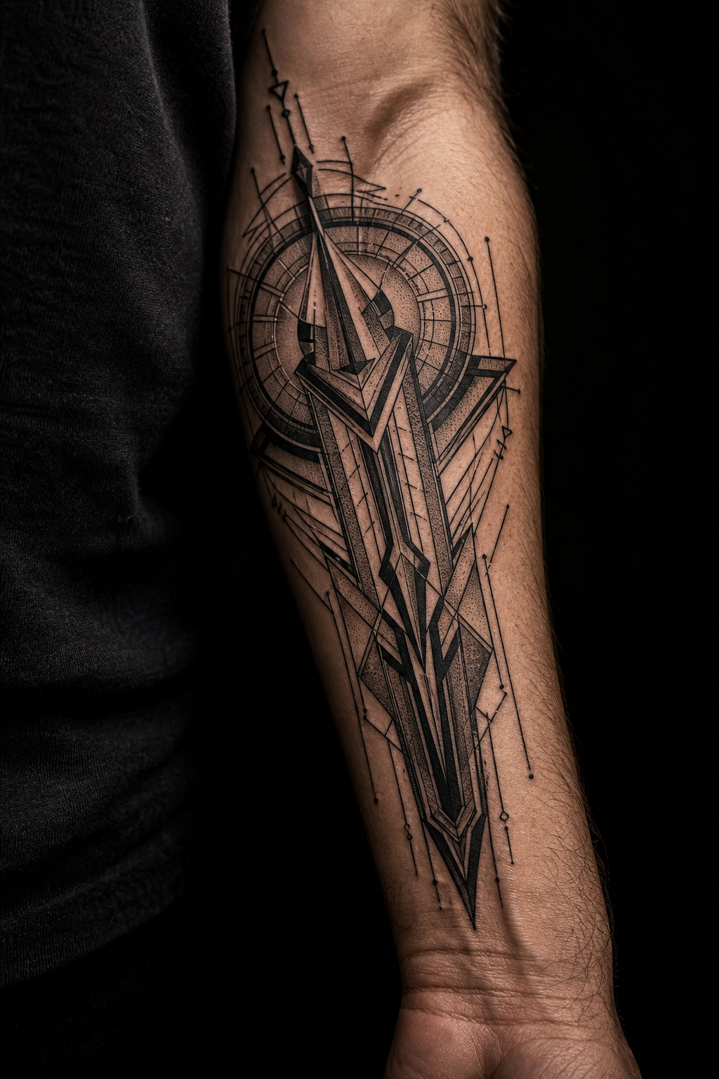 Fine line minimalist tattoo